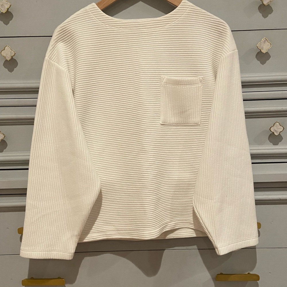 A new day oversized ribbed shirt with pocket